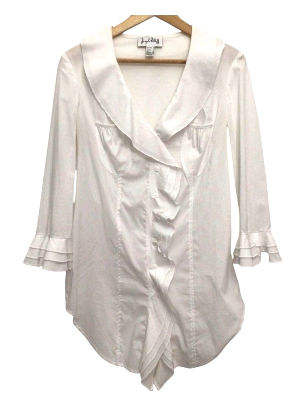 JOSEPH Ribkoff white blouse size 12